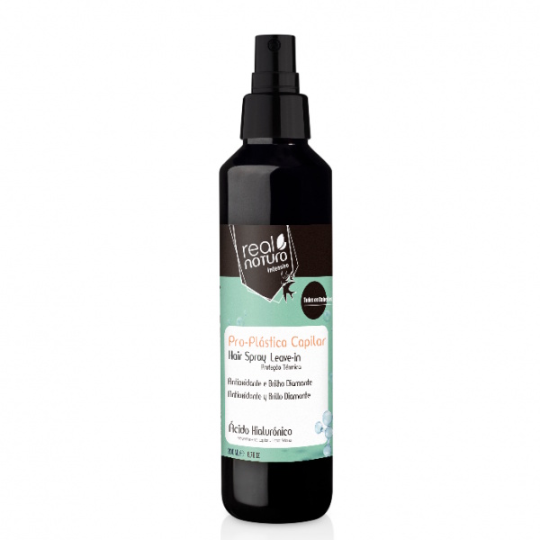 Real Natura Hair Spray Leave-in Sem Sal Pro-Plastica Capilar – Спрей для увлажнения и восстановления волос, 200 мл