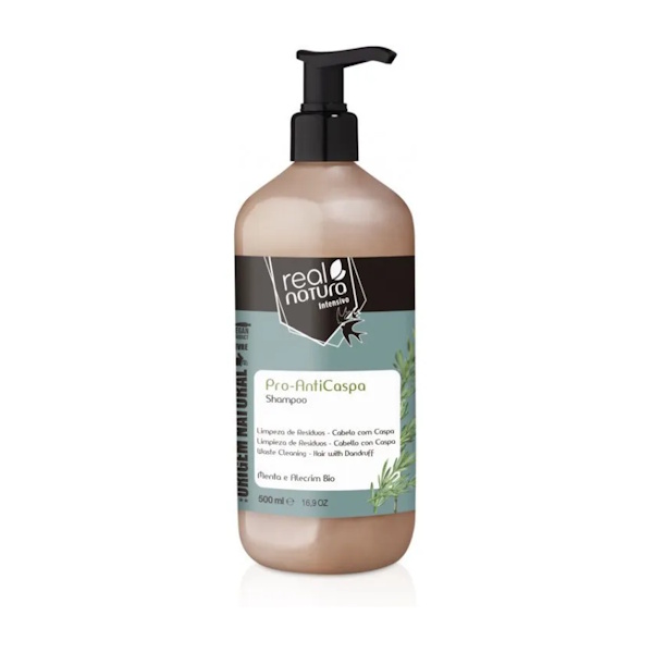 Real Natura Shampoo Sem Sal Pro-Anticaspa – Шампунь против перхоти и зуда, 500 мл