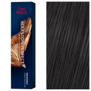 Wella Professionals Koleston Perfect ME+ - Стойкая перманентная крем-краска для волос Pure Naturals 3/0 Насыщенный Темный Шатен, 60 мл