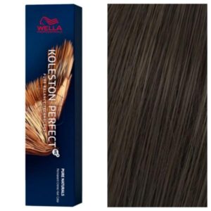 Wella Professionals Koleston Perfect ME+ - Стойкая перманентная крем-краска для волос Pure Naturals 4/0 Каштановый Среднее Интенсивный, 60 мл