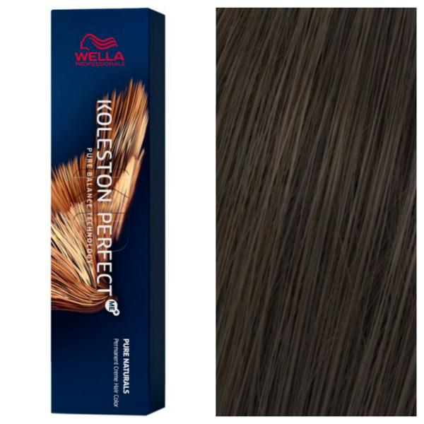 Wella Professionals Koleston Perfect ME+ - Стойкая перманентная крем-краска для волос Pure Naturals 4/0 Каштановый Среднее Интенсивный, 60 мл