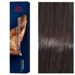 Wella Professionals Koleston Perfect ME+ - Стойкая перманентная крем-краска для волос Pure Naturals 4/00 Натуральный Полукаштан, 60 мл