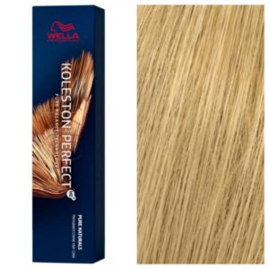 Wella Professionals Koleston Perfect ME+ - Стойкая перманентная крем-краска для волос Pure Naturals 9/0 Очень Интенсивный Чистый Блонд, 60 мл
