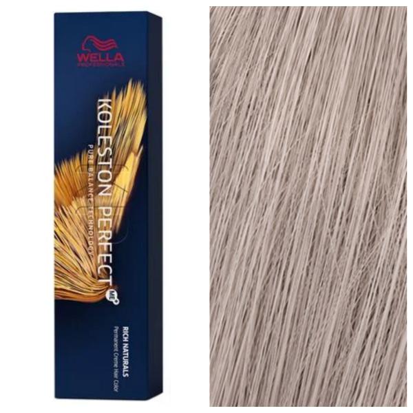 Wella Professionals Koleston Perfect ME+ - Стойкая перманентная крем-краска для волос Rich Naturals 10/86 Платиновый Перламутрово-Фиолетовый Блонд, 60 мл