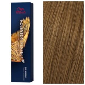 Wella Professionals Koleston Perfect ME+ - Стійка перманентна крем-фарба для волосся Rich Naturals 7/38 Блондин Золотистий Напівперламутровий, 60 мл