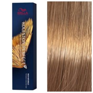Wella Professionals Koleston Perfect ME+ - Стойкая перманентная крем-краска для волос Rich Naturals 8/3 Блондин Светло-Золотистый, 60 мл