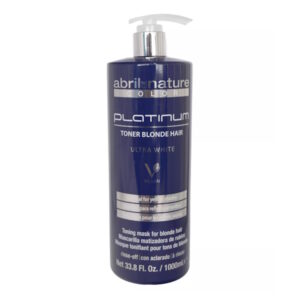 Abril et Nature Color Platinum Toner Blonde Hair - Маска для седых и обесцвеченных волос, 1000 мл