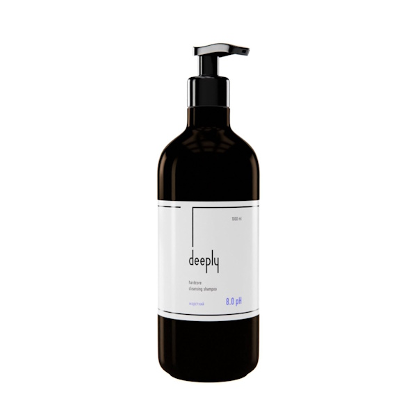 deeply Hardcore Cleansing Shampoo (pH 8.0) – Шампунь глубокой очистки 8.0 рН, 1000 мл