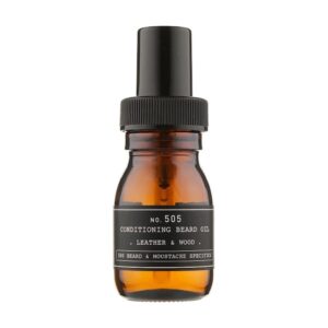 DEPOT No. 505 Conditioning Beard Oil Leather & Wood - Масло-кондиционер для бороды "Аромат кожи и дерева", 30 мл