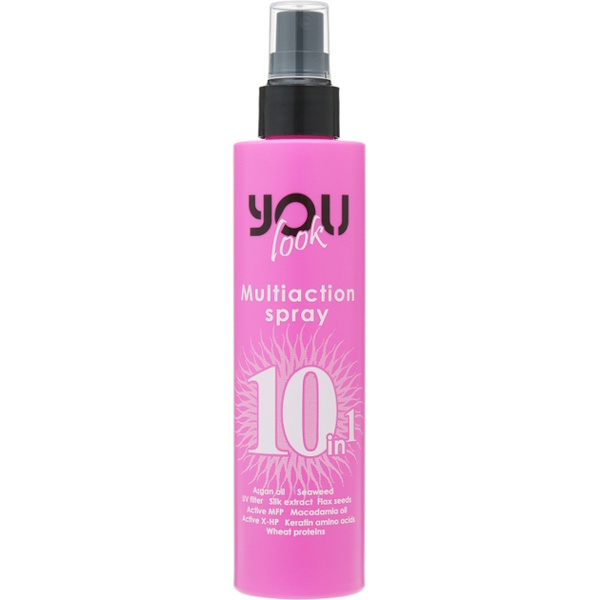 You Look Professional Multiaction Spray 10 in 1 Pink – Мультифункціональний спрей миттєвої дії 10 в 1, 200 мл