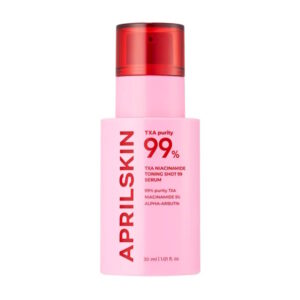 APRILSKIN TXA Niacinamide Toning Shot 99 Spicule Serum – Осветляющая сыворотка с транексамовой кислотой и ниацинамидом, 30 мл