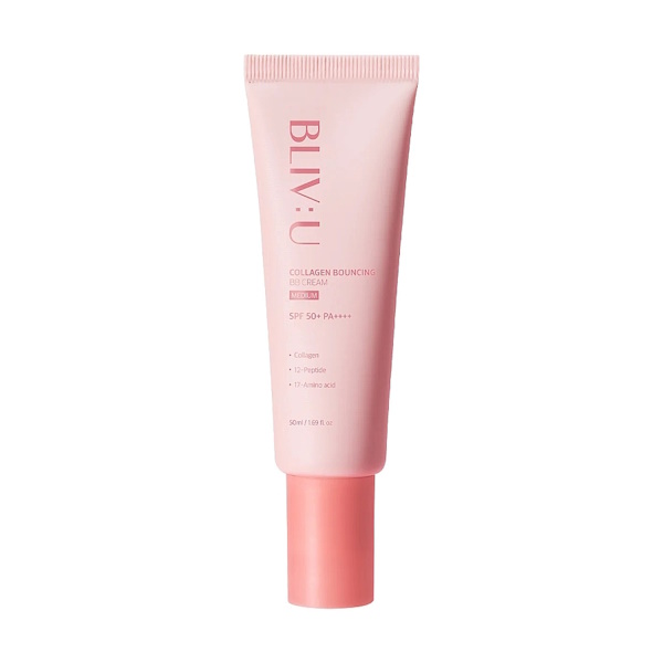 BLIV:U Collagen Bouncing BB Cream SPF50+ PA++++ – BB-крем с коллагеном, 50 мл