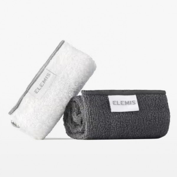 ELEMIS Cleansing Cloth Duo в ZIP Lock Bag – Набір з 2-х махрових рушників для вмивання