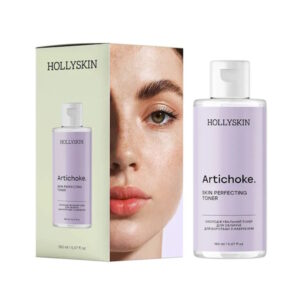 HOLLYSKIN Artichoke. Skin Rerfecting Toner – Охлаждающий тонер для лица для борьбы с отеками, 150 мл