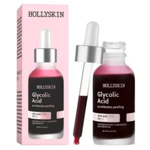 HOLLYSKIN Glycolic Acid – Кислотна сироватка-пілінг для обличчя, 30 мл