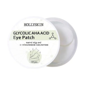 HOLLYSKIN Glycolic AHA Acid Eye Patch – Тканевые патчи под глаза, 100 шт
