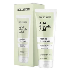 HOLLYSKIN Glycolic AHA Acid Face Mask – Маска для обличчя, 100 мл