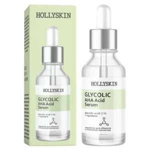 HOLLYSKIN Glycolic AHA Acid Serum – Сироватка для обличчя, 30 мл