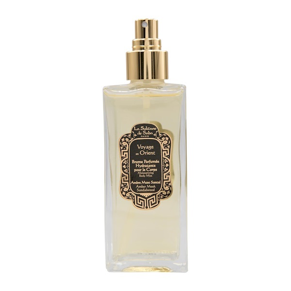 La Sultane de Saba Voyage en Orient Moisturizing Mist Amber Musk Sandalwood Fragrance - Парфюмированный мист для тела «Путешествие на Восток», 200 мл