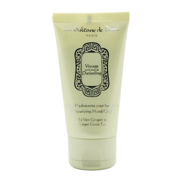 La Sultane de Saba Voyage sur la route des Darjeeling Moisturizing Hand Cream Ginger Green Tea Fragrance – Крем для рук «Путешествие по маршруту Дарджилинга», 50 мл