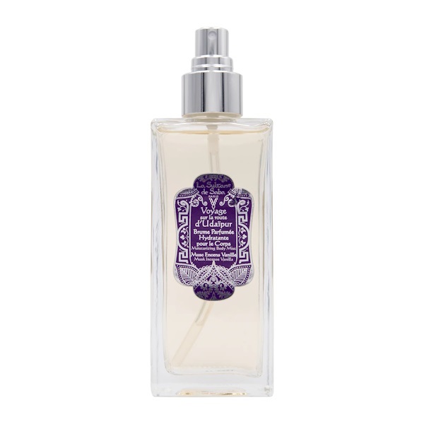La Sultane de Saba Voyage sur la route d'Udaipur Moisturizing Mist Musk Incense Vanilla Fragrance – Мист для тела «Путешествие по маршруту Удайпура», 200 мл