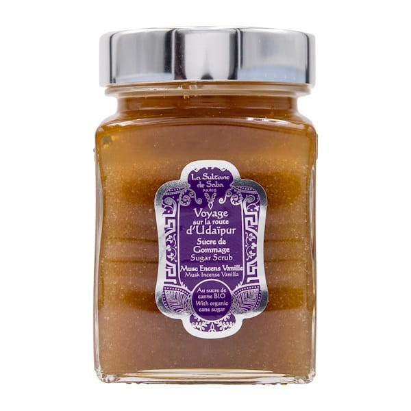 La Sultane de Saba Voyage sur la route d'Udaipur Sugar Scrub Musk Incense Vanilla Fragrance – Скраб для тела «Путешествие по маршруту Удайпура», 300 мл