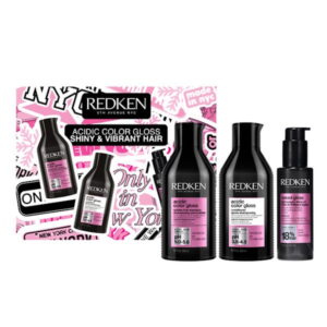 Redken Acidic Color Gloss Holiday Gift Set – Подарунковий набір для догляду за фарбованим волоссям, 2x300 та 100 мл