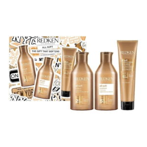 Redken All Soft Holiday Gift Set – Подарочный набор для ухода за сухими и ломкими волосами, 2x300 и 150 мл