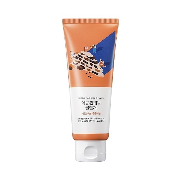 Round Lab Soybean Panthenol Cleanser – Пенка для умывания с экстрактом соевых бобов и пантенолом, 150 мл