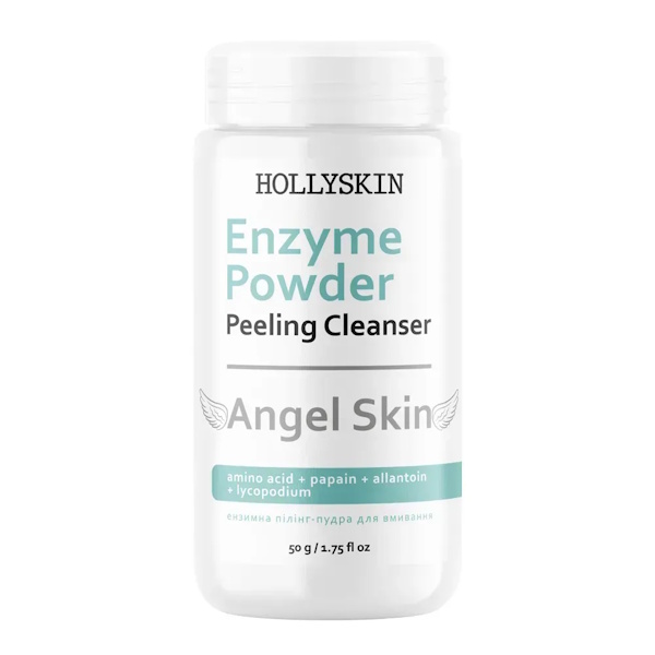 HOLLYSKIN Angel Skin Enzyme Powder  – Энзимная пудра-пилинг для лица, 50 гр