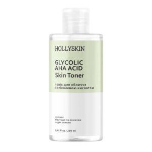 HOLLYSKIN Glycolic AHA Acid Skin Toner – Тоник для лица с гликолевой кислотой, 250 мл