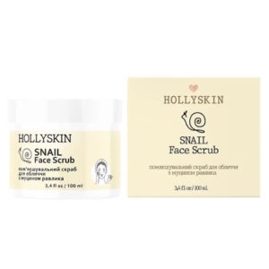 HOLLYSKIN Snail Face Scrub – Скраб для лица с муцином улитки, 100 мл