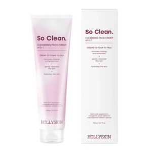 HOLLYSKIN So Clean – Крем для щоденного очищення шкіри обличчя, 100 гр