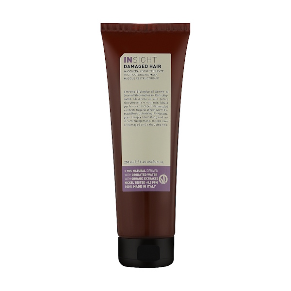 Insight Damaged Hair Restructurizing Mask – Відновлююча маска для пошкодженого волосся, 250 мл