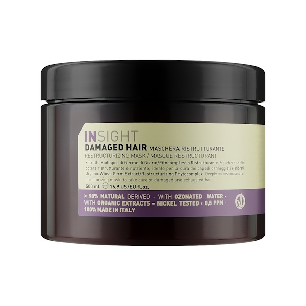 Insight Damaged Hair Restructurizing Mask – Відновлююча маска для пошкодженого волосся, 500 мл
