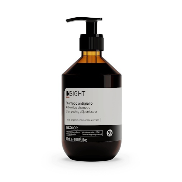 Insight Incolor Anti-Yellow Shampoo – Шампунь для нейтралізації жовтого відтінку волосся, 350 мл
