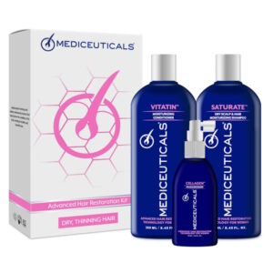 MEDICEUTICALS Advanced Hair Restoration Kit - Набір для стимулювання росту для сухого волосся, 2х250 + 125 мл