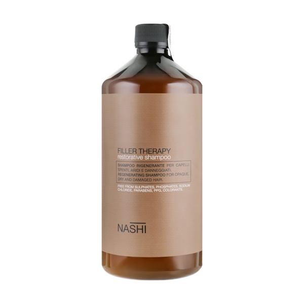 Nashi Argan Filler Therapy Restorative Shampoo – Восстанавливающий шампунь для волос, 1000 мл