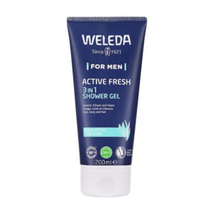 Weleda Men's Active Fresh 3 in 1 Shower Gel – Мужской гель для душа "Активная свежесть", 200 мл