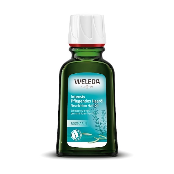 Weleda Rosmarin Intensiv Nourishing Hair Oil – Масло-питание для сухих и ломких волос с экстрактом розмарина, 50 мл