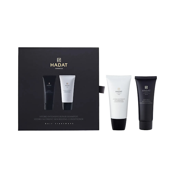 Hadat Cosmetics Hydro Hair Kit – Подарунковий набір для інтенсивного відновлення волосся, 2x70 мл