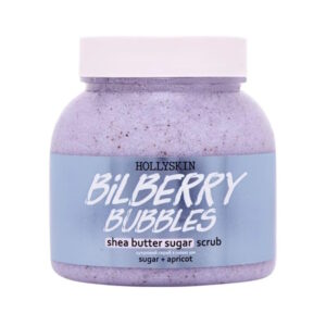HOLLYSKIN Bilberry Bubbles – Сахарный скраб с маслом ши и перлитом, 300 мл