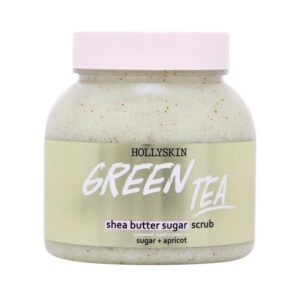 HOLLYSKIN Green Tea – Сахарный скраб с маслом ши и перлитом, 300 мл