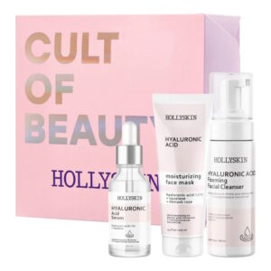 HOLLYSKIN Hyaluronic Acid Intensive Care – Набор по уходу за лицом, 150+100+30 мл