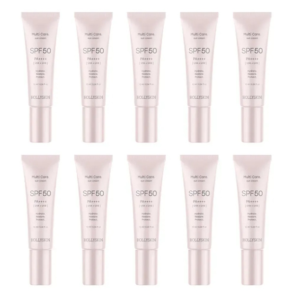 HOLLYSKIN Multi Care. SPF 50 – Сет Солнцезащитный крем для лица, 10х10 мл