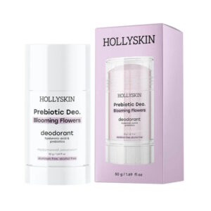 HOLLYSKIN Prebiotic Deo. Blooming Flowers – Парфюмированный дезодорант с гиалуроновой кислотой и пребиотиками, 50 гр