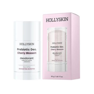 HOLLYSKIN Prebiotic Deo. Cherry Blossom – Парфюмированный дезодорант с гиалуроновой кислотой и пребиотиками, 50 гр