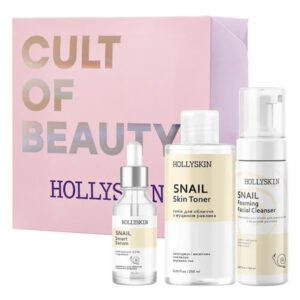 HOLLYSKIN Snail Smart Basic Care – Набор по уходу за лицом, 150+250+30 мл