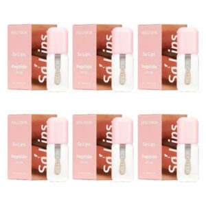 HOLLYSKIN So lips. Peptide Lip Oil 001. Lemon Glaze – Набір зволожуючих масел для губ, 6х4 мл