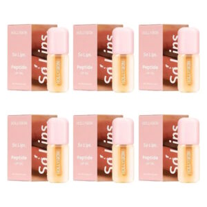 HOLLYSKIN So lips. Peptide Lip Oil 002. Peach Bloom – Набор увлажняющих масел для губ, 6х4 мл